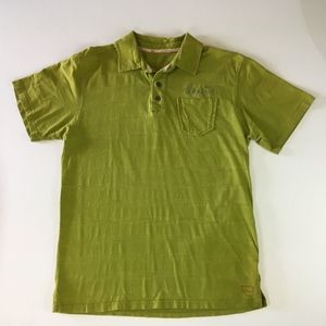 Levi's Men's XL Green Embroidered Polo Shirt